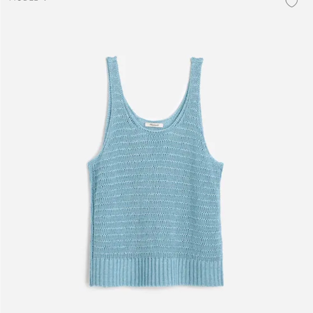 Madewell Linen Knit Tank